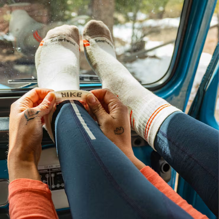 Smartwool Merino Socks Women's Hike Mid Crew Socks - Image 2