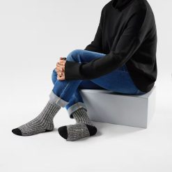 Alternative view of Smartwool Merino Socks Women's Everyday Cozy Waffle Press Crew Socks