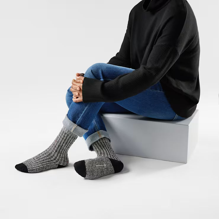 Smartwool Merino Socks Women's Everyday Cozy Waffle Press Crew Socks - Image 2
