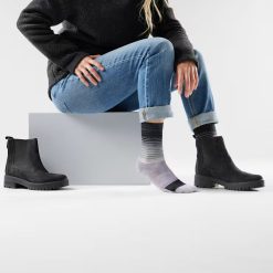 Alternative view of Smartwool Merino Socks Women's Everyday Stitch Stripe Crew Socks
