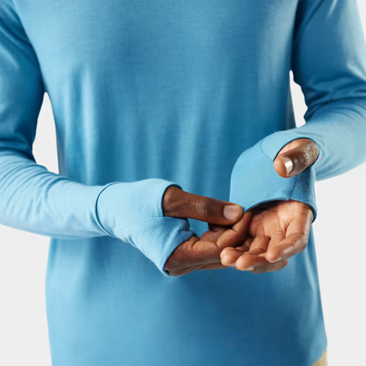 Smartwool Merino Socks Men's Merino Sun Hoodie - Image 4