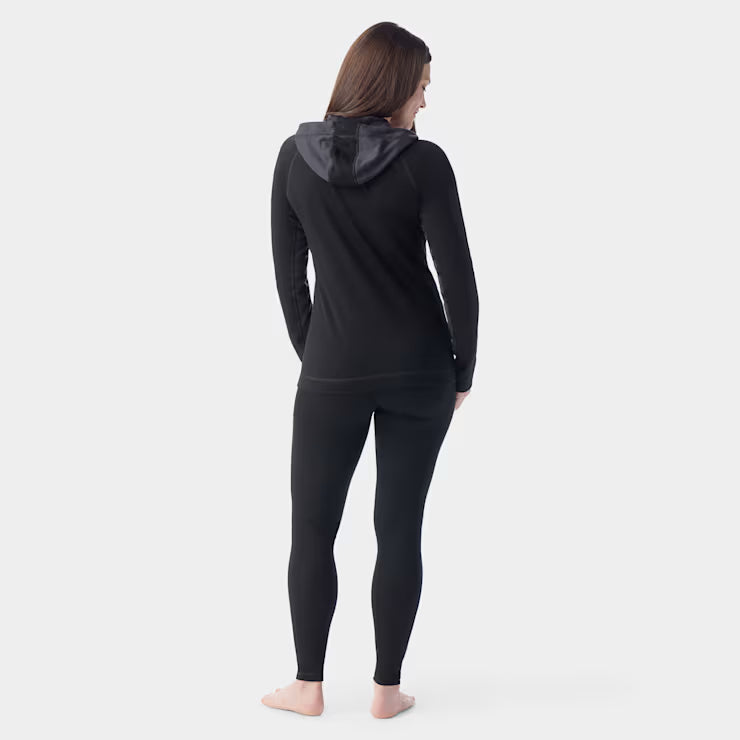 Smartwool Merino Socks Women's Classic Thermal Merino Base Layer 1/2 Zip Hoodie - Image 2