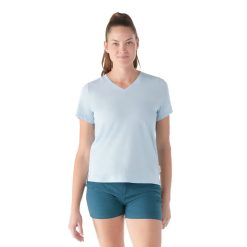 Smartwool Merino Socks Women's Perfect V-Neck Short Sleeve Tee