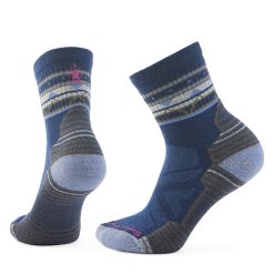Smartwool Merino Socks Women's Hike Zig Zag Valley Mid Crew Socks