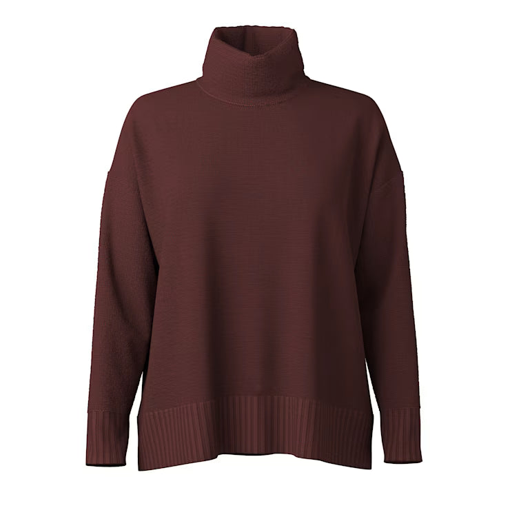 Smartwool Merino Socks Women's Edgewood Cowl Neck Sweater - Image 4