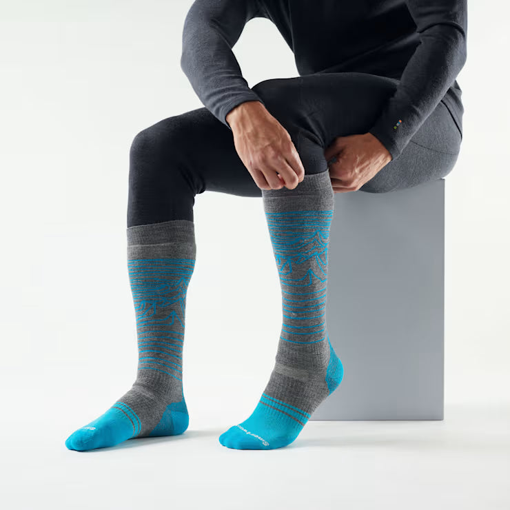 Smartwool Merino Socks Snowboard Iguchi Pattern Over The Calf Socks - Image 2