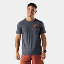 Smartwool Merino Socks Men's Lunar Bear Active Short Sleeve Graphic Tee