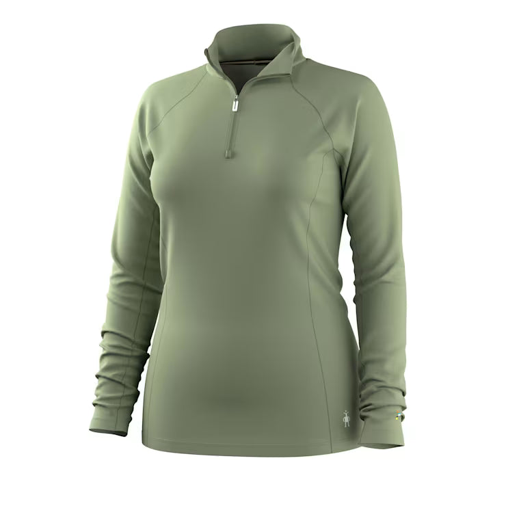 Smartwool Merino Socks Women's Classic All-Season Merino Base Layer 1/4 Zip - Image 2