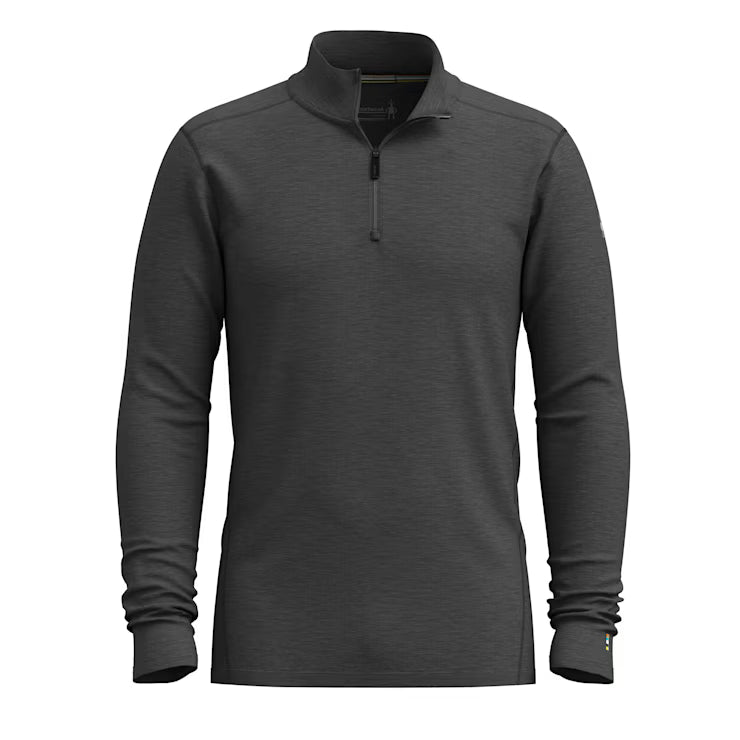 Smartwool Merino Socks Men's Classic All-Season Merino Base Layer 1/4 Zip - Image 2