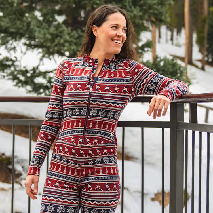 Smartwool Merino Socks Women's Classic Thermal Merino Base Layer One Piece - Image 5