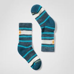 Smartwool Merino Socks Kids' Hike Striped Crew Socks