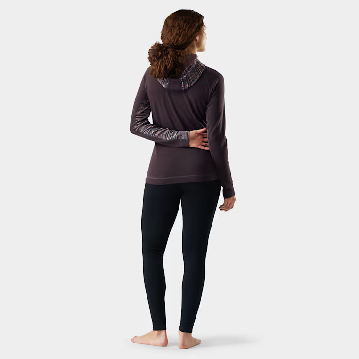 Smartwool Merino Socks Women's Classic Thermal Merino Base Layer 1/2 Zip Hoodie - Image 2