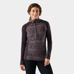 Smartwool Merino Socks Women's Classic Thermal Merino Base Layer 1/2 Zip Hoodie