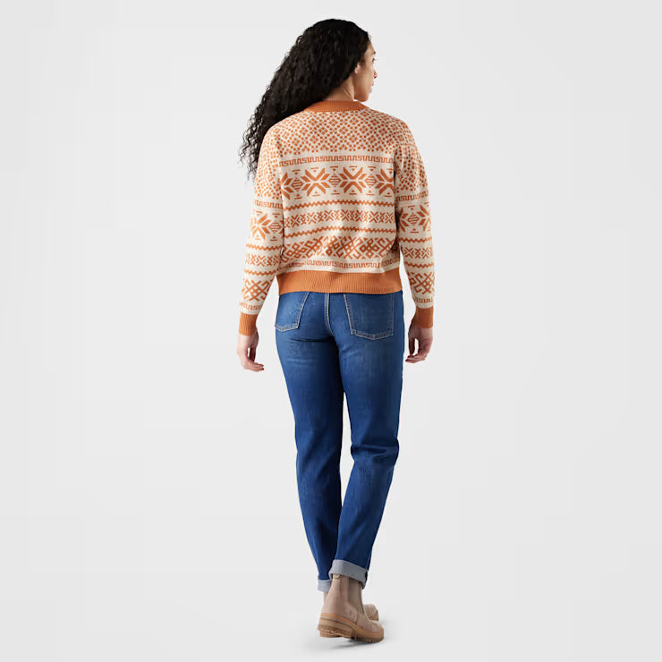 Smartwool Merino Socks Women's Edgewood Heritage Crew Sweater - Image 2