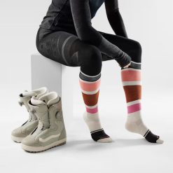 Alternative view of Smartwool Merino Socks Women's Snowboard Over The Calf Socks