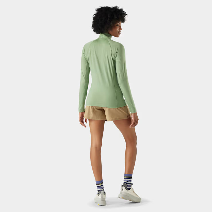 Smartwool Merino Socks Women's Classic All-Season Merino Base Layer 1/4 Zip - Image 3