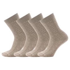 Smartwool Merino Socks Everyday Cable Crew Socks 4-pack