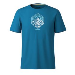 Alternative view of Smartwool Merino Socks Men's Peak Energy Active Short Sleeve Graphic Tee