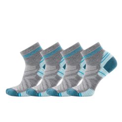Smartwool Merino Socks Women's Hike Ankle Socks 4-Pack
