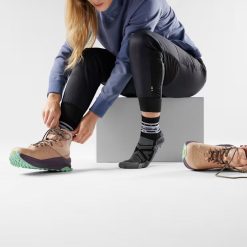 Alternative view of Smartwool Merino Socks Women's Hike Zig Zag Valley Mid Crew Socks
