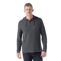Smartwool Merino Socks Men's Waffle Henley Hoodie