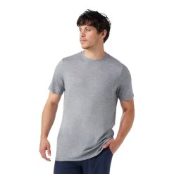 Smartwool Merino Socks Men's Merino Hemp Blend Short Sleeve Pocket Tee