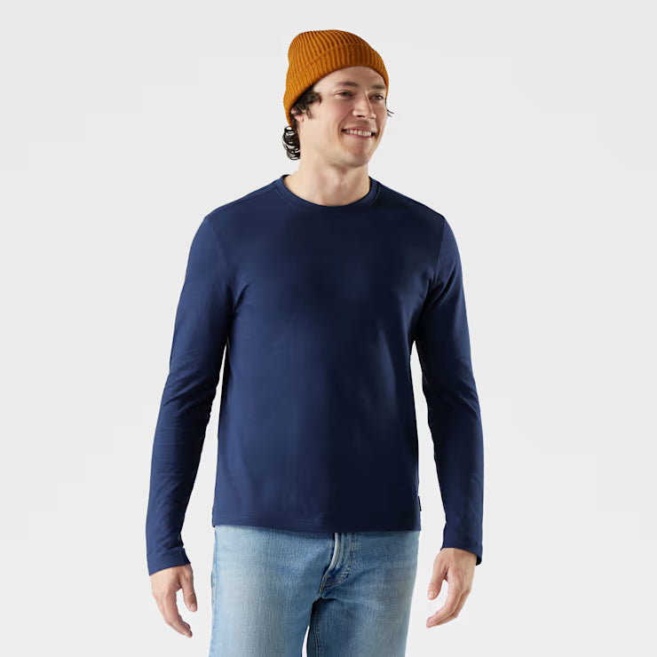 Smartwool Merino Socks Men's Perfect Crew Long Sleeve Tee