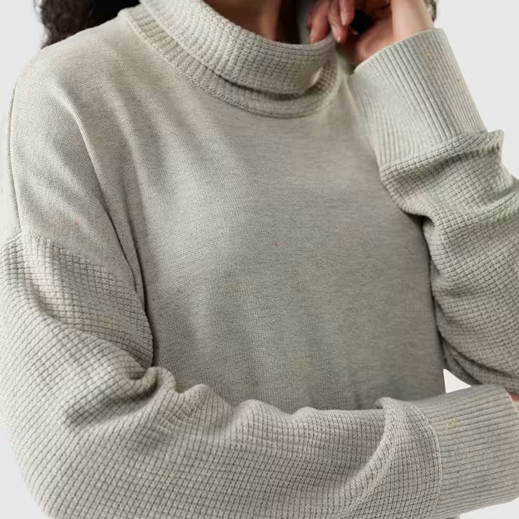 Smartwool Merino Socks Women's Edgewood Cowl Neck Sweater - Image 3