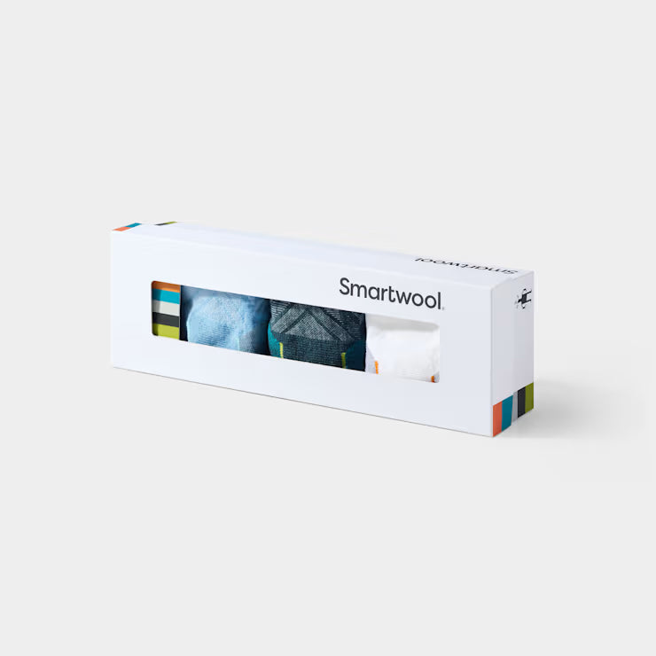 Smartwool Merino Socks Women's Run Low Ankle Socks Trio Gift Box - Image 2