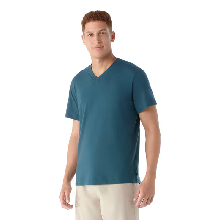 Smartwool Merino Socks Men's Perfect V-Neck Short Sleeve Tee